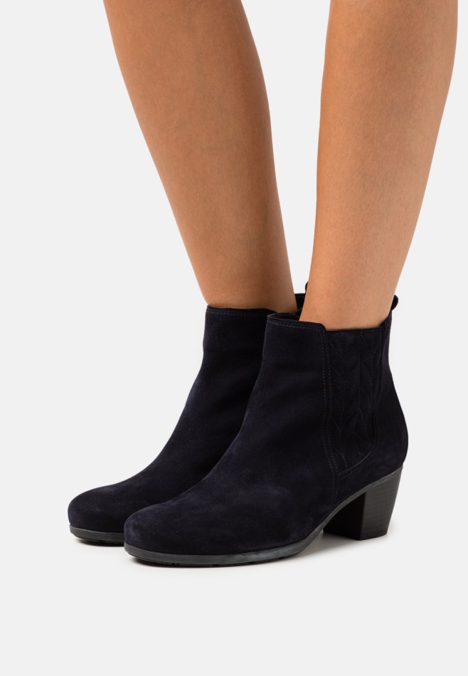 Bottines à Lacets Bleu Gabor | Exclusif
